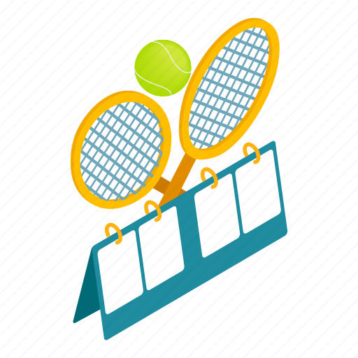 Tenniscompetition, isometric, empty, tennis, scoreboard icon - Download on Iconfinder