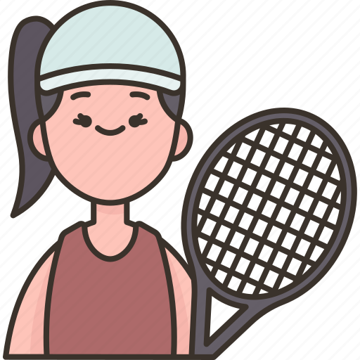 Tennis, player, exercise, leisure, activity icon - Download on Iconfinder