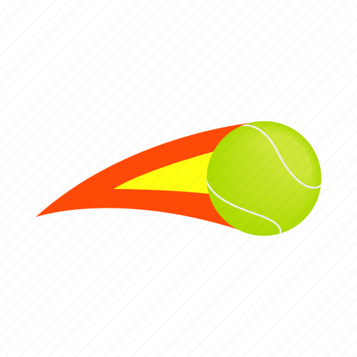 Ball, fire, flame, isometric, speed, sport, tennis icon - Download on Iconfinder