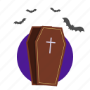 coffin, death, halloween, tomb