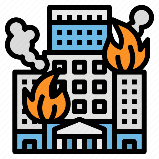 Alarm, alert, buildings, fire, house icon - Download on Iconfinder