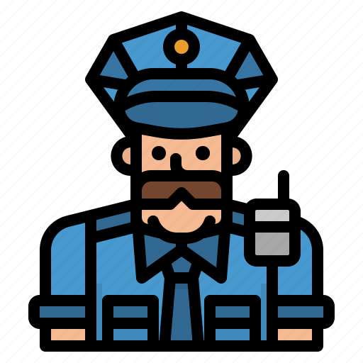 Guard, occupation, police, policemen, security icon - Download on Iconfinder
