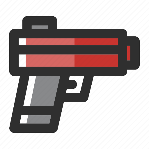 Attack, gun, handgun, pistol, terror, terrorism, weapon icon - Download on Iconfinder