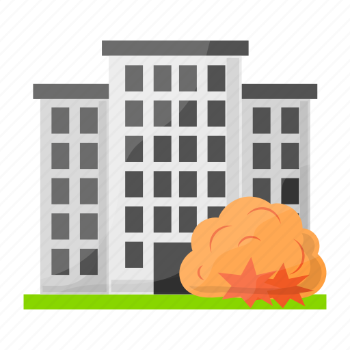 Building, destruction, terrorism, disaster, explosion, terrorist attack icon - Download on Iconfinder