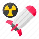 explosive, missile, radioactive, radiation, spacecraft