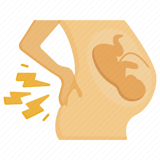 Backache, back pain, pregnancy, cerebrospinal fluid, pregnant belly, maternity joy, childbearing icon - Download on Iconfinder