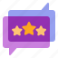 chat, comment, feedback, review, star 
