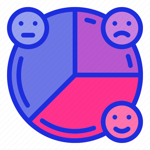 Chart, emoji, face, feedback, percentage icon - Download on Iconfinder