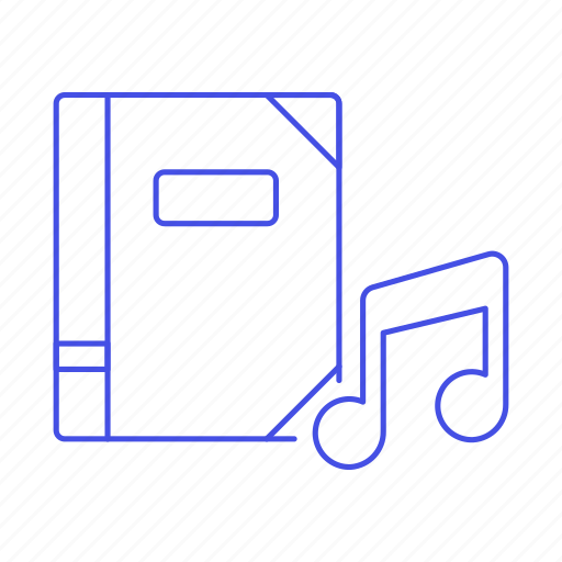 Media, music, note, notebook, notes, red, song icon - Download on Iconfinder