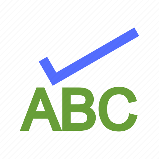 Abc, check, review, spell, spelling, translation, word icon - Download on Iconfinder