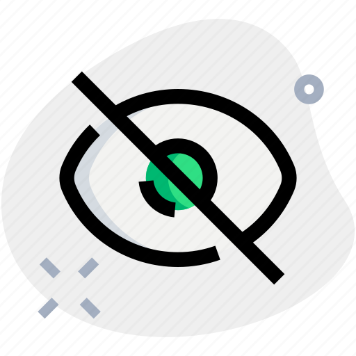 Eye, disable, text, editor icon - Download on Iconfinder