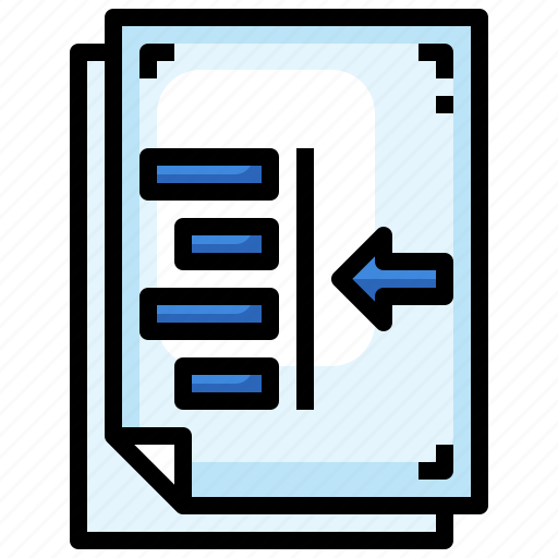 Left, indentation, text, edit, format, indent icon - Download on Iconfinder