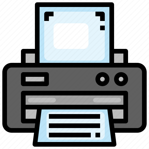 Printer, files, folders, paper, technology icon - Download on Iconfinder