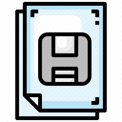 Save, files, diskette, floppy, disk, computing icon - Download on Iconfinder