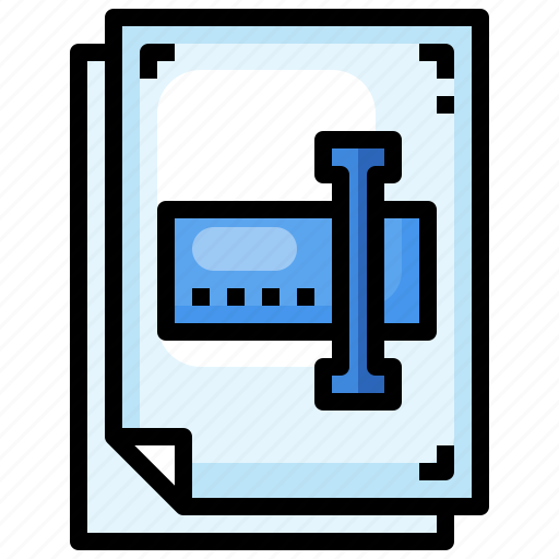 Text, box, size, field, edition, format icon - Download on Iconfinder