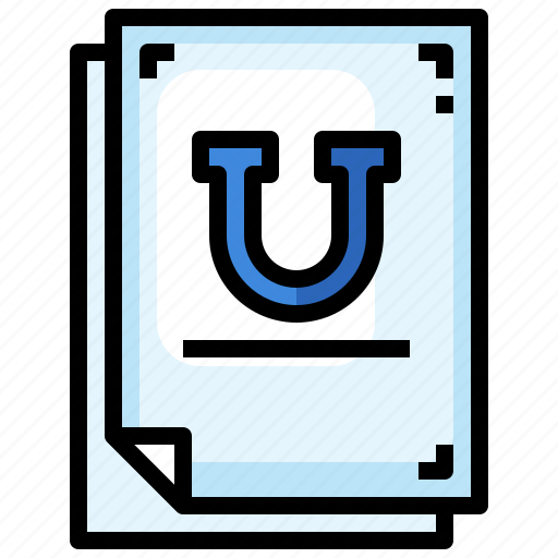 Underline, edit, tools, text, format icon - Download on Iconfinder
