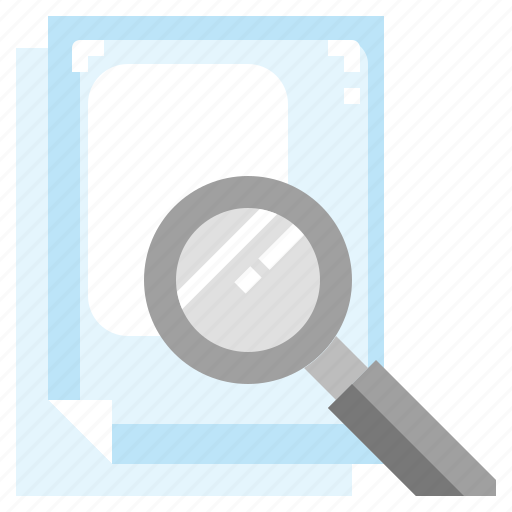 Preview, search, document, magnifying, glass, file icon - Download on Iconfinder