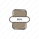 extension, msg, msg file, msg icon, documents