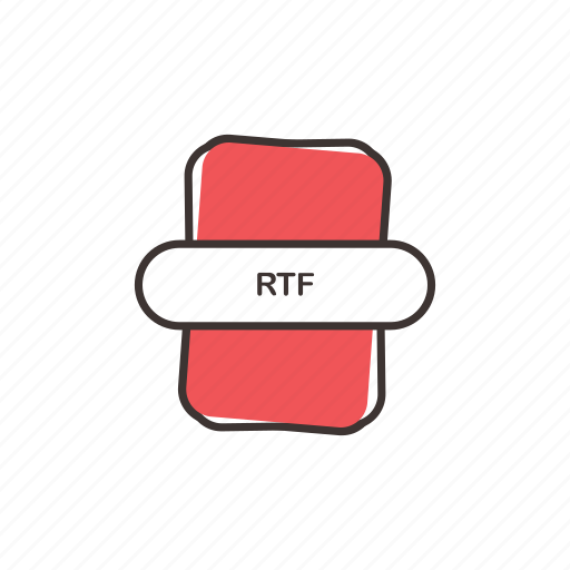 Rich text, rich text format, rtf, rtf file, rtf icon, office icon - Download on Iconfinder