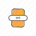 works word processor, wps, wps file, wps icon, document