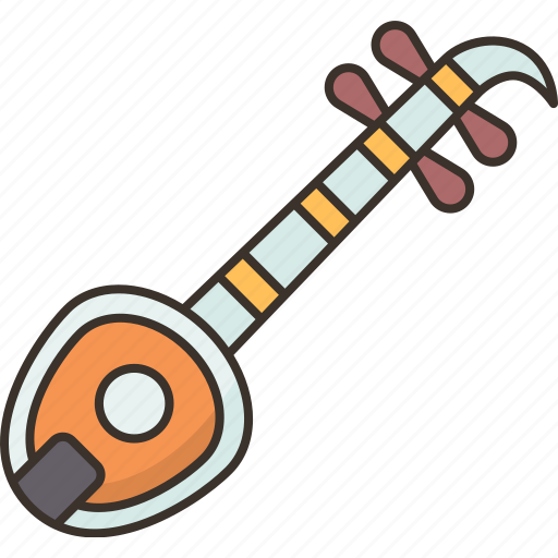 Krachappi, lute, fretted, music, thai icon - Download on Iconfinder