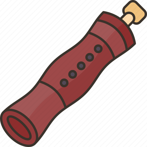 Oboe, sopranino, melody, woodwind, instrument icon - Download on Iconfinder