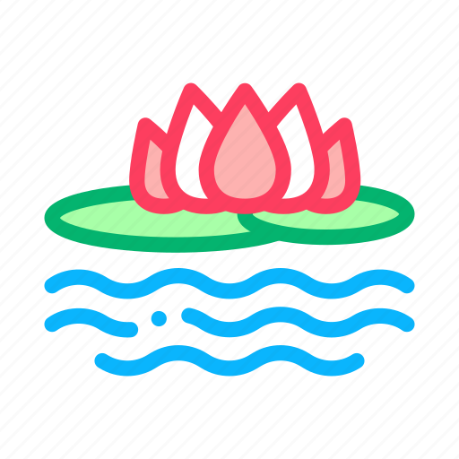 Flower, lake, lotus, nation, sea, thailand, water icon - Download on Iconfinder