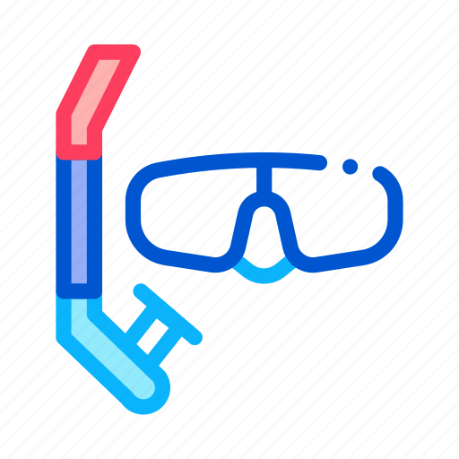 Breag, diving, equipment, mask, sport, tube, water icon - Download on Iconfinder
