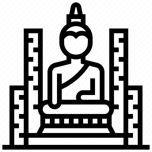 Buddha, building, city, landmark, old, thailand icon - Download on Iconfinder