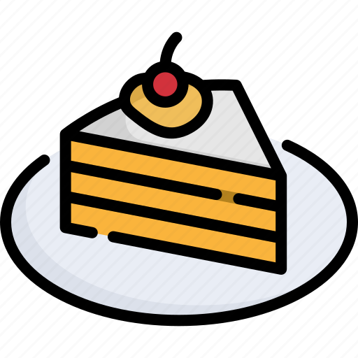 Cake, food, sweet, dessert, birthday, celebration, homemade icon - Download on Iconfinder