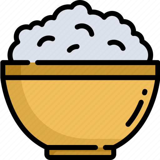 Rice, food, organic, healthy, jasmine, white, agriculture icon - Download on Iconfinder