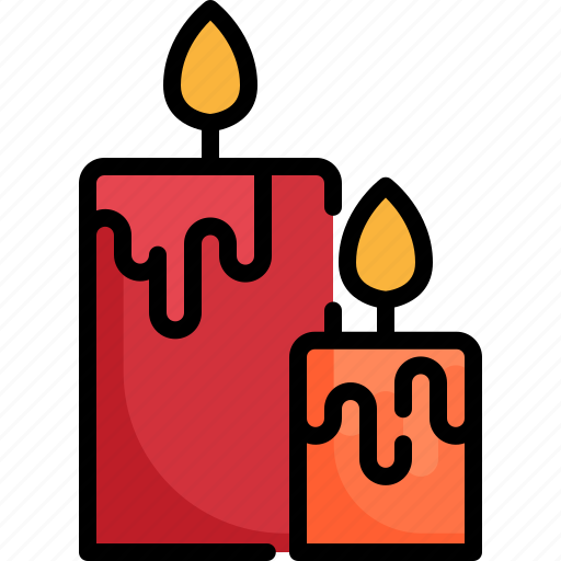 Candle, fire, light, decoration, candles, romantic, relaxation icon - Download on Iconfinder