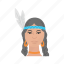 head dress, indian woman, indian, thanksgiving 