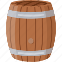 barrel, bear, oak, vintage, wooden 