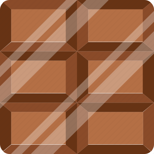 Chocolate, chocolate bar, creamy delight, dark chocolate, snack icon - Download on Iconfinder