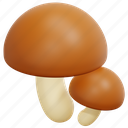mushroom, mushrooms, muscaria, fungi, food, nature, organic, 3d 