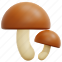 mushroom, mushrooms, muscaria, fungi, nature, food, organic, 3d 
