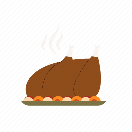 Roasted, chicken, food, meal, dinner, roast, meat icon - Download on Iconfinder