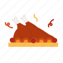 thanksgiving, chicken, pumpkin, holiday, pie, autumn, dinner, vegetable, turkey