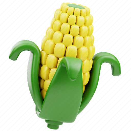 Corn, thanksgiving, holiday, autumn, happy, fall, celebration 3D illustration - Download on Iconfinder