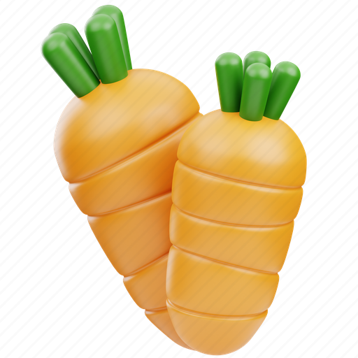 Carrot, thanksgiving, holiday, autumn, happy, fall, celebration 3D illustration - Download on Iconfinder
