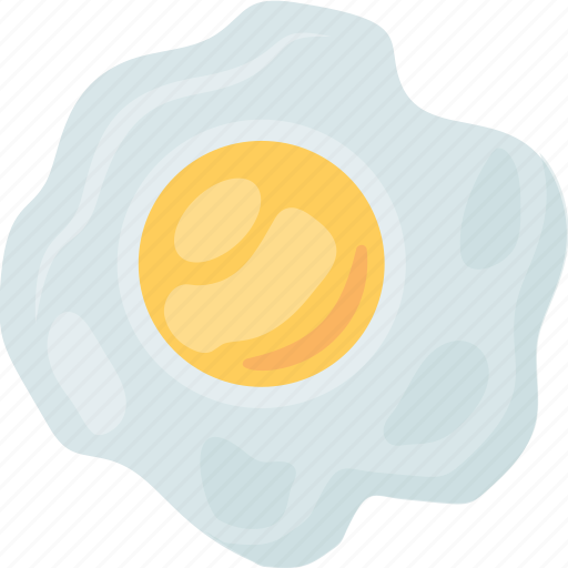 Cooked egg, egg, egg yolk, fried egg, healthy breakfast icon - Download on Iconfinder