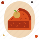 pie, slice, food, sweet, thanksgiving, graph, dessert, cooking, chart