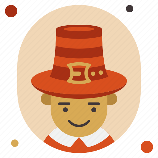 Pilgrim, hat, santa, magic, xmas, fashion, clothing icon - Download on Iconfinder