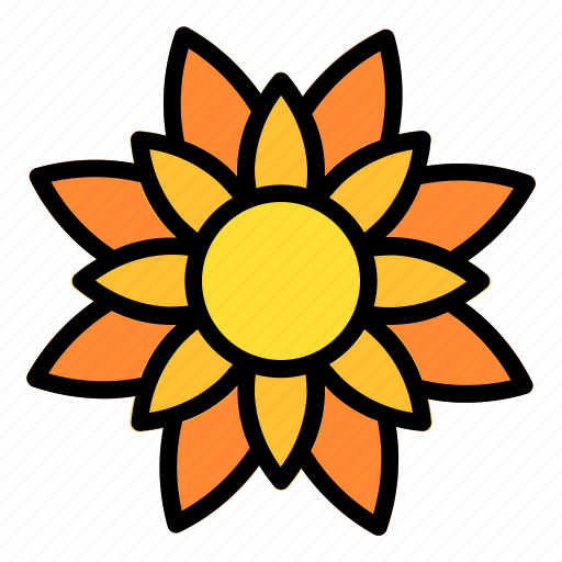 1, sunflower, thanksgiving, nature, plant, floral icon - Download on Iconfinder