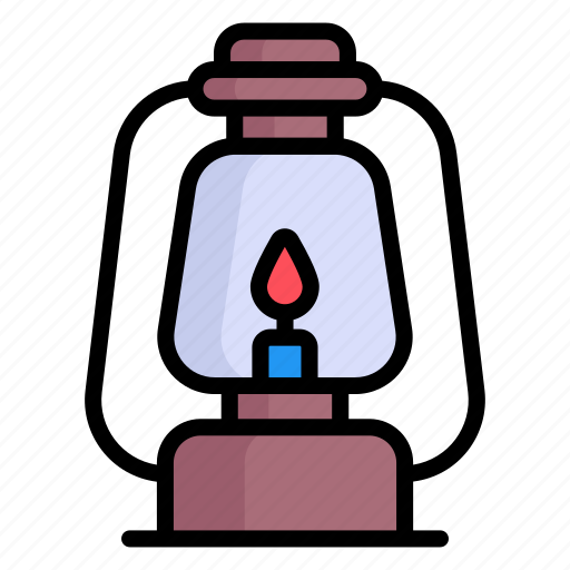 Lantern, lamp, outdoor, night, camping, light, fuel icon - Download on Iconfinder