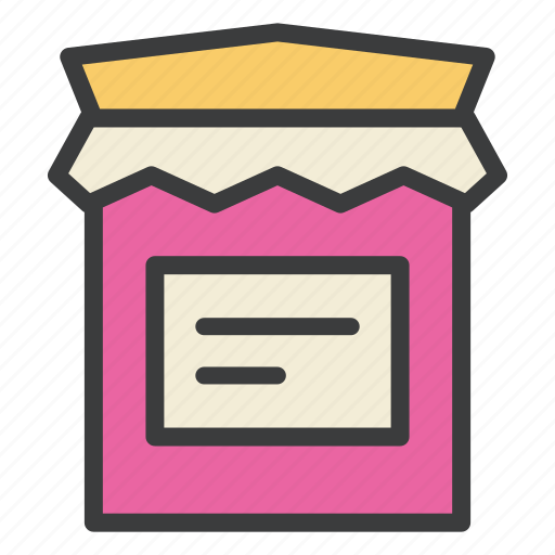 Bottle, cranberry, jam, sauce, thanksgiving, hygge, marmalade icon - Download on Iconfinder
