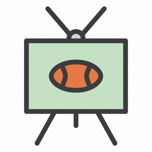 Football, game, rugby, sports, television, thanksgiving, tv icon - Download on Iconfinder
