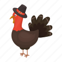 bird, day, hat, holiday, thanksgiving, tradition, turkey