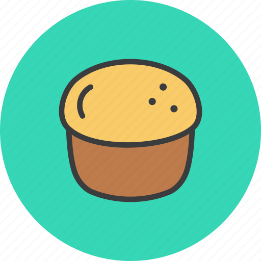 Bake, cake, dessert, pastry, scone, bagel, hygge icon - Download on Iconfinder